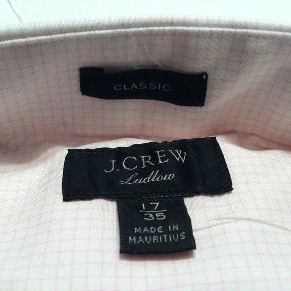 J.Crew J.CREW LUDLOW MENS NEW LIGHT PINK COTTON DRESS SHIRT 17/35 Size US XL / EU 56 / 4 - 6 Thumbnail