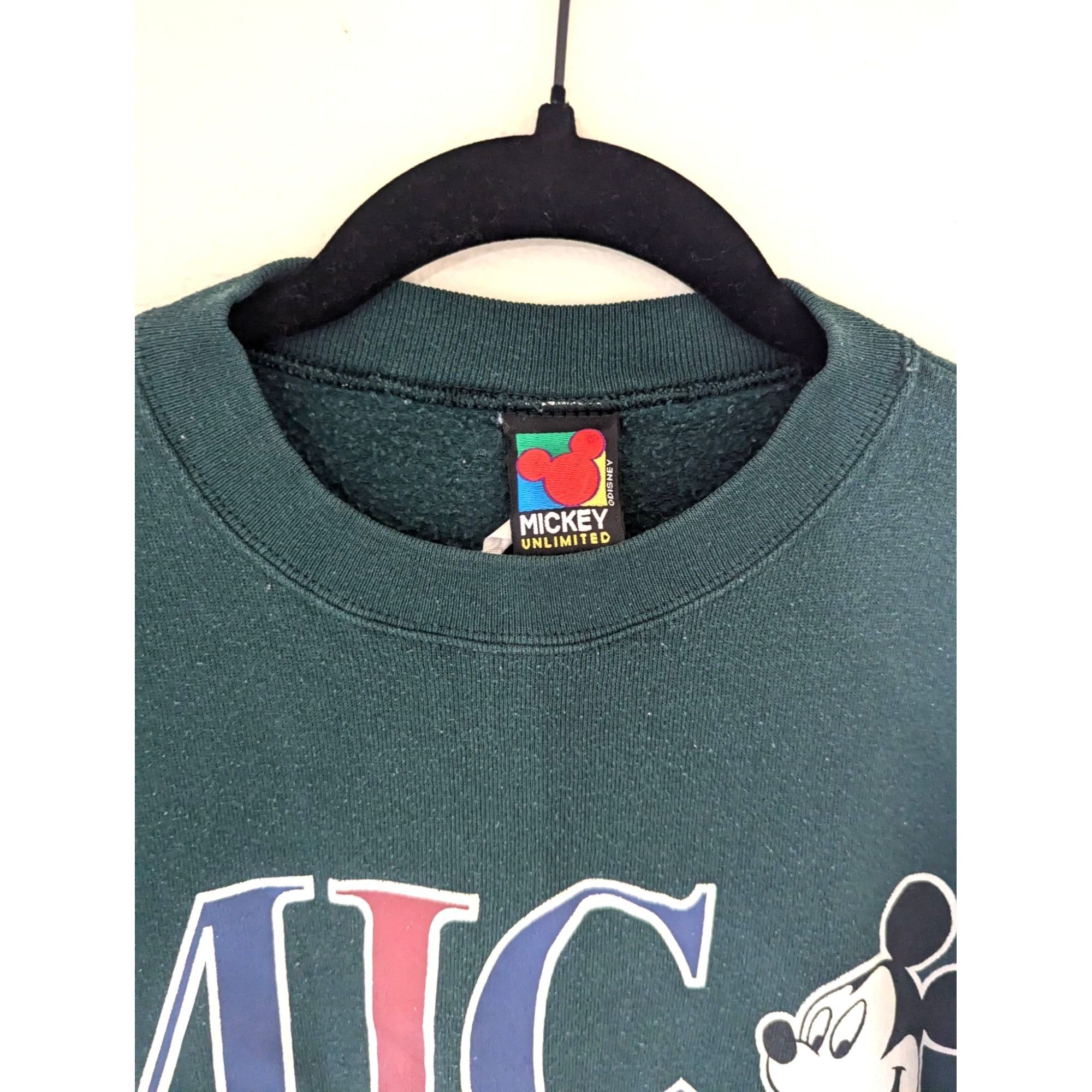 Mickey Unlimited Vintage Mickey Mouse Unlimited Crewneck Sweatshirt - Green 9 Size US L / EU 52-54 / 3 - 4 Thumbnail