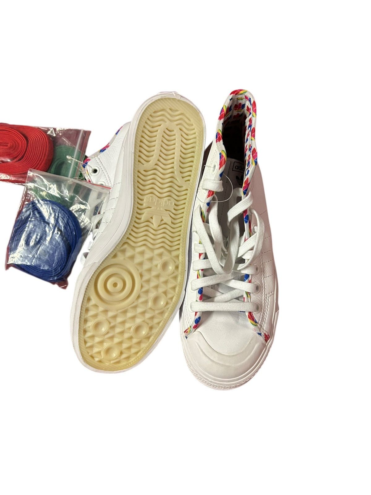 Adidas Adidas Nizza Hi "Cloud White Multi size 7.5 Size US 7.5 / EU 40-41 - 3 Thumbnail