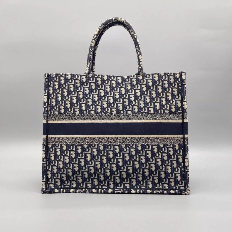 Dior Dior Canvas Embroidered Tote Bag Large Size-2505 Size ONE SIZE - 2 Thumbnail