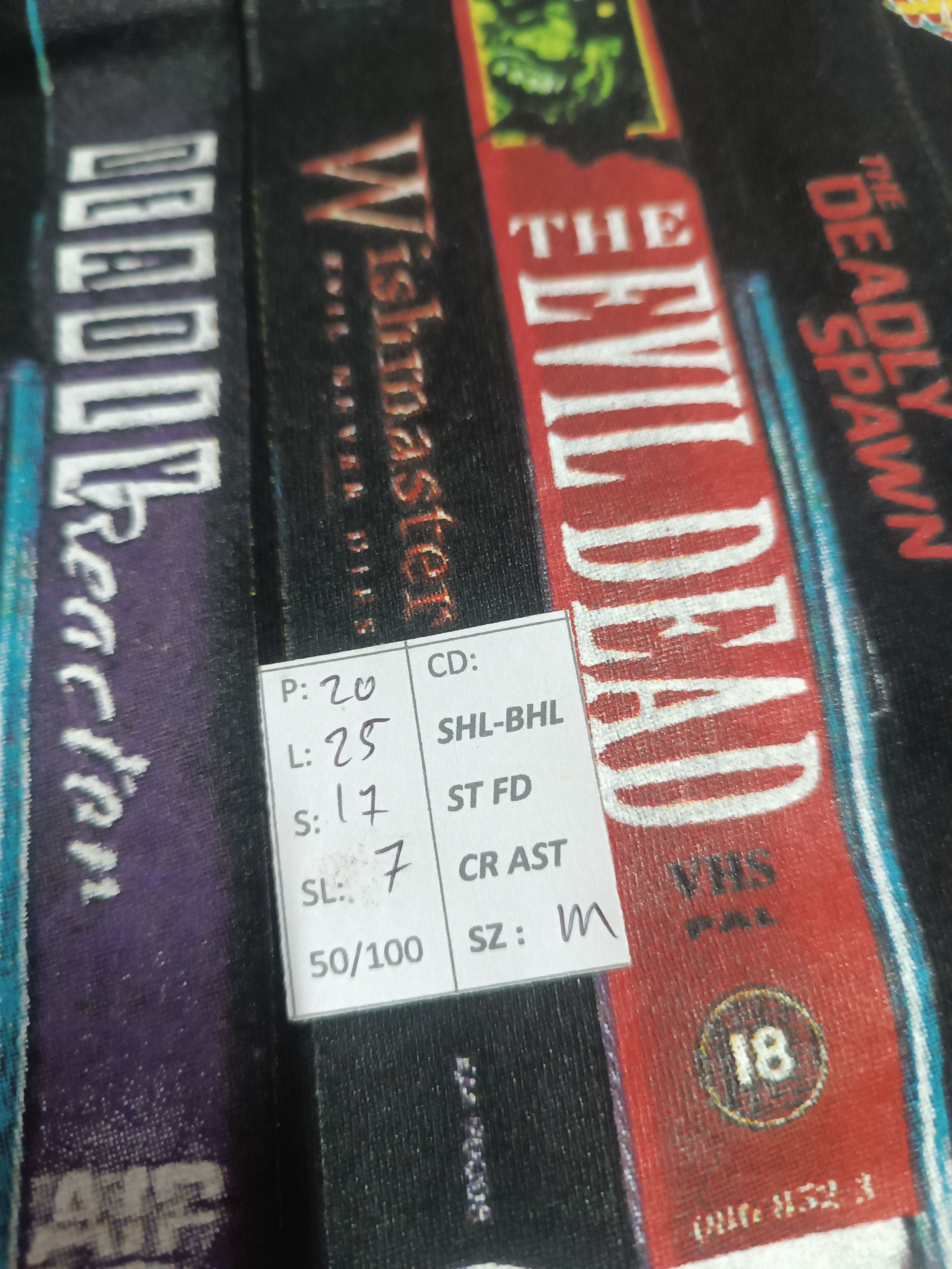 Other VINTAGE HORROR MOVIE CD COLLECTION EVIL DEAD FRIDAY 13TH Size US M / EU 48-50 / 2 - 18 Thumbnail