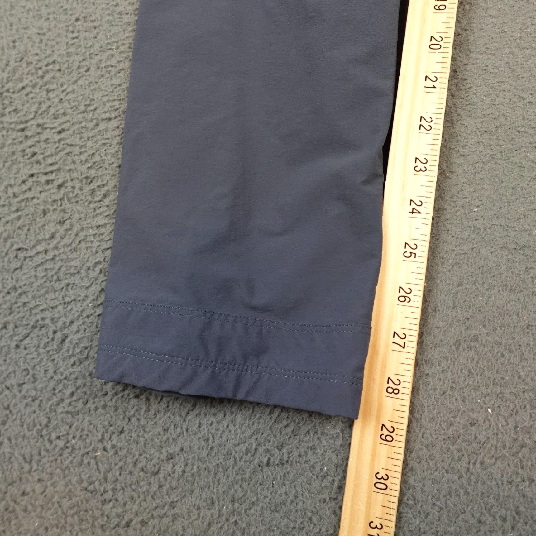 Vintage L.L.Bean Cresta Pants Womens 14 Gray Convertible Zip Off Hiking Quick Dry Nylon Pants Size 36" / US 14 / IT 50 - 6 Thumbnail