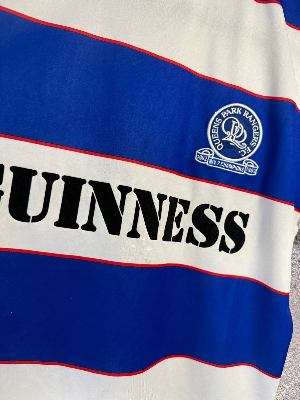 Vintage 90's QPR Queens Park Rangers 1983/84 Score Draw Fan Jersey Size US S / EU 44-46 / 1 - 8 Thumbnail