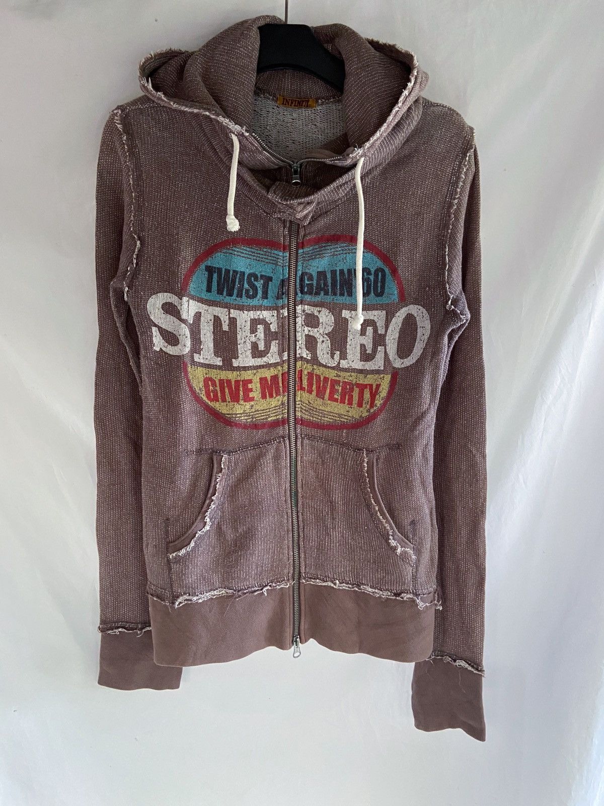 Beauty Beast INFINITY GORPCORE DISTRESSED ZIP HOODIE Size US S / EU 44-46 / 1 - 1 Thumbnail