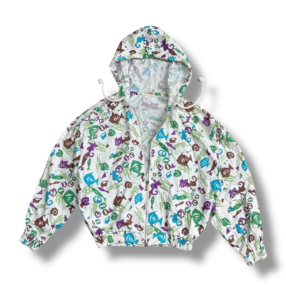 Ellesse × Vintage Vintage Ellesse Over Printed Hoodie Size M / US 6-8 / IT 42-44 - 1 Thumbnail
