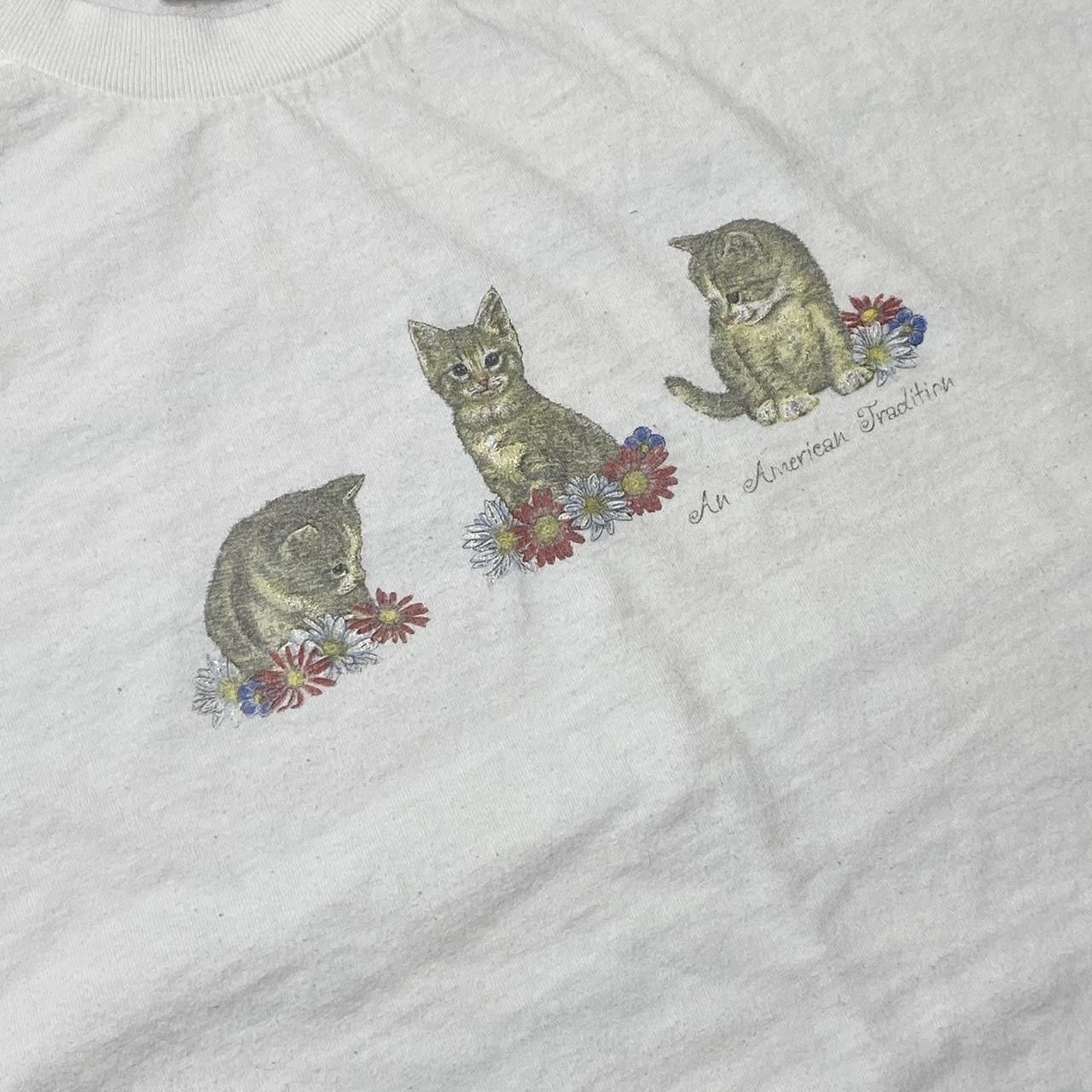 Other Vintage Kittens White Nature Tee Size XL Size US XL / EU 56 / 4 - 3 Thumbnail