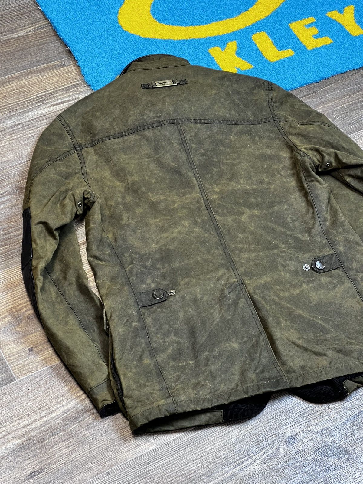 Barbour Barbour Ogston Green Waxed Jacket with Elbow Size US S / EU 44-46 / 1 - 10 Thumbnail