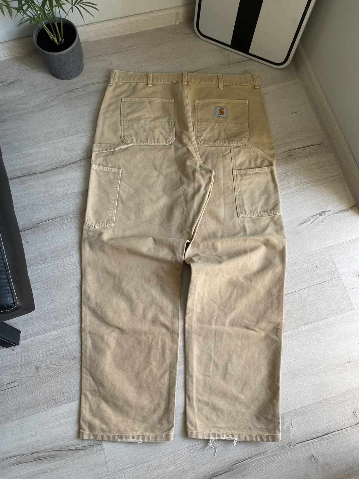 Vintage Vintage Carhartt Wip Single Knee Pant Carpenter Grunge Y2k Size US 36 / EU 52 - 3 Thumbnail