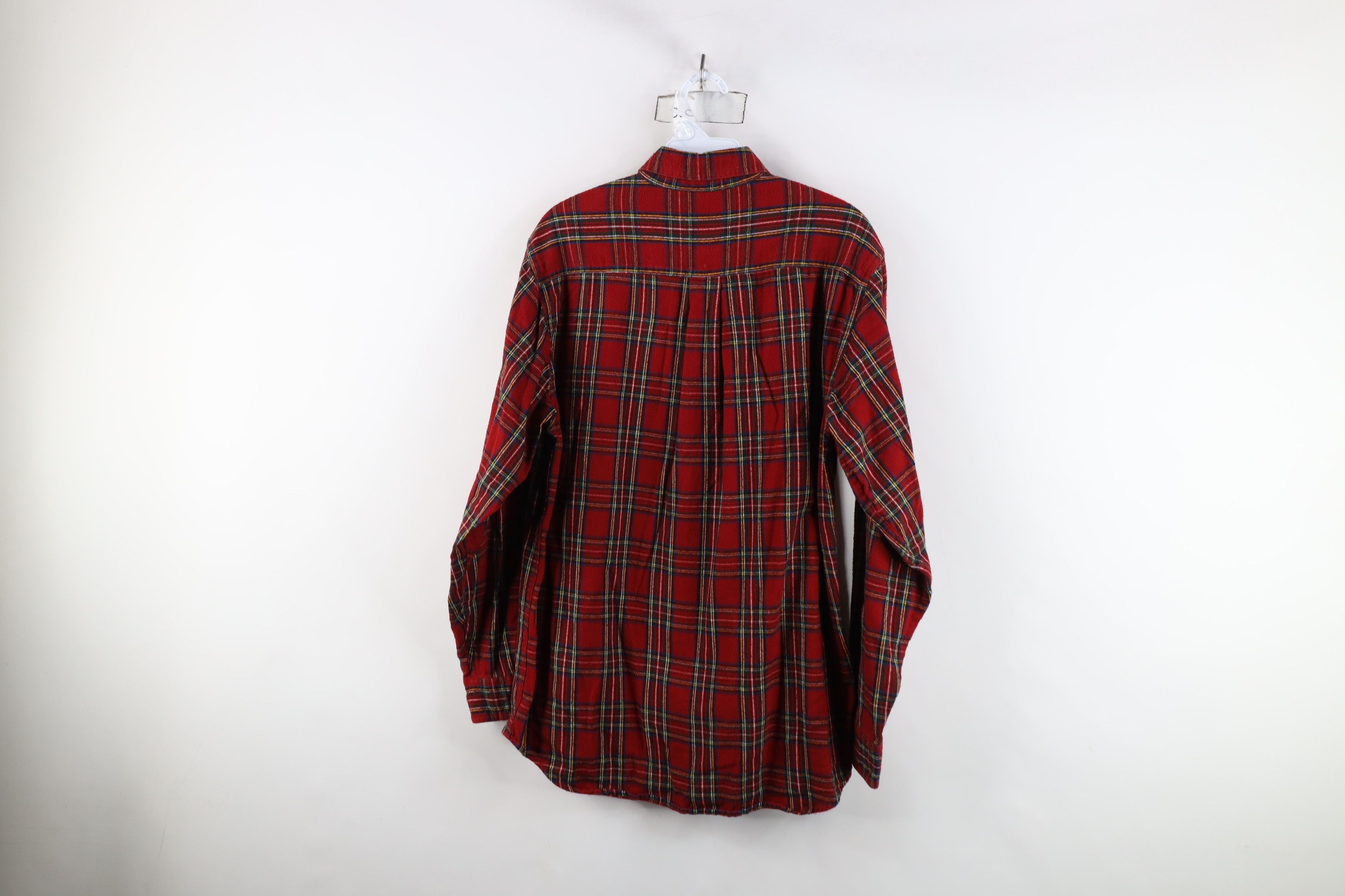 L.L. Bean × Vintage Vintage 90s LL Bean Flannel Collared Button Down Shirt Plaid Size US S / EU 44-46 / 1 - 8 Thumbnail