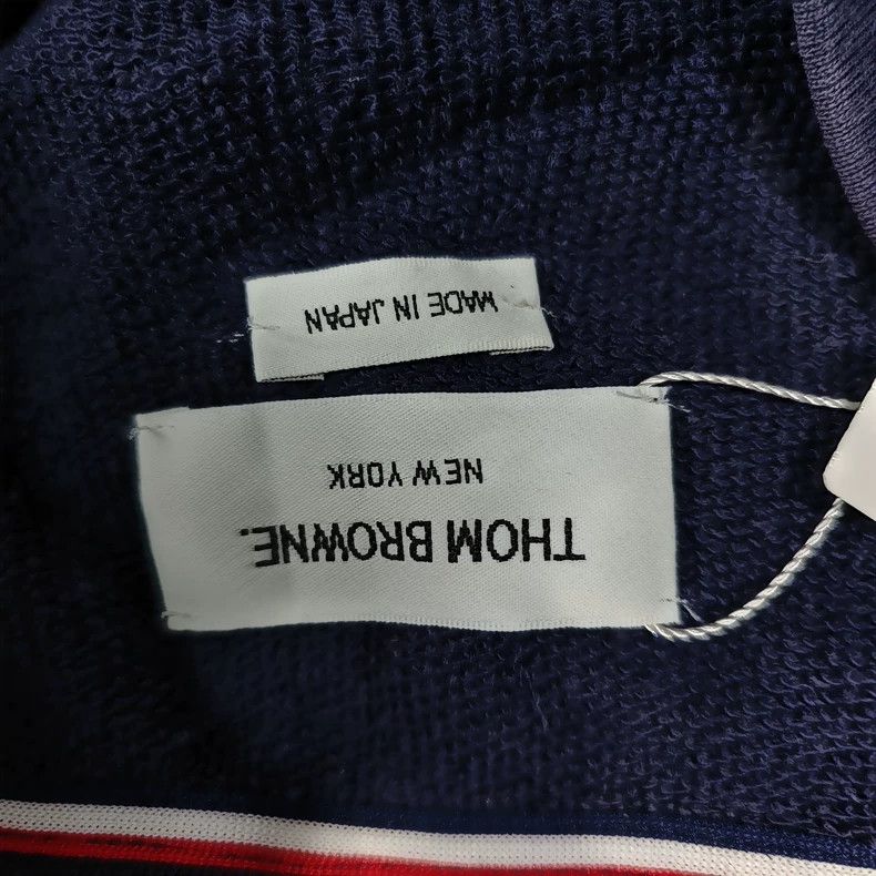 Thom Browne Thom Browne Dark blue sweatpants Size US 39 - 3 Thumbnail