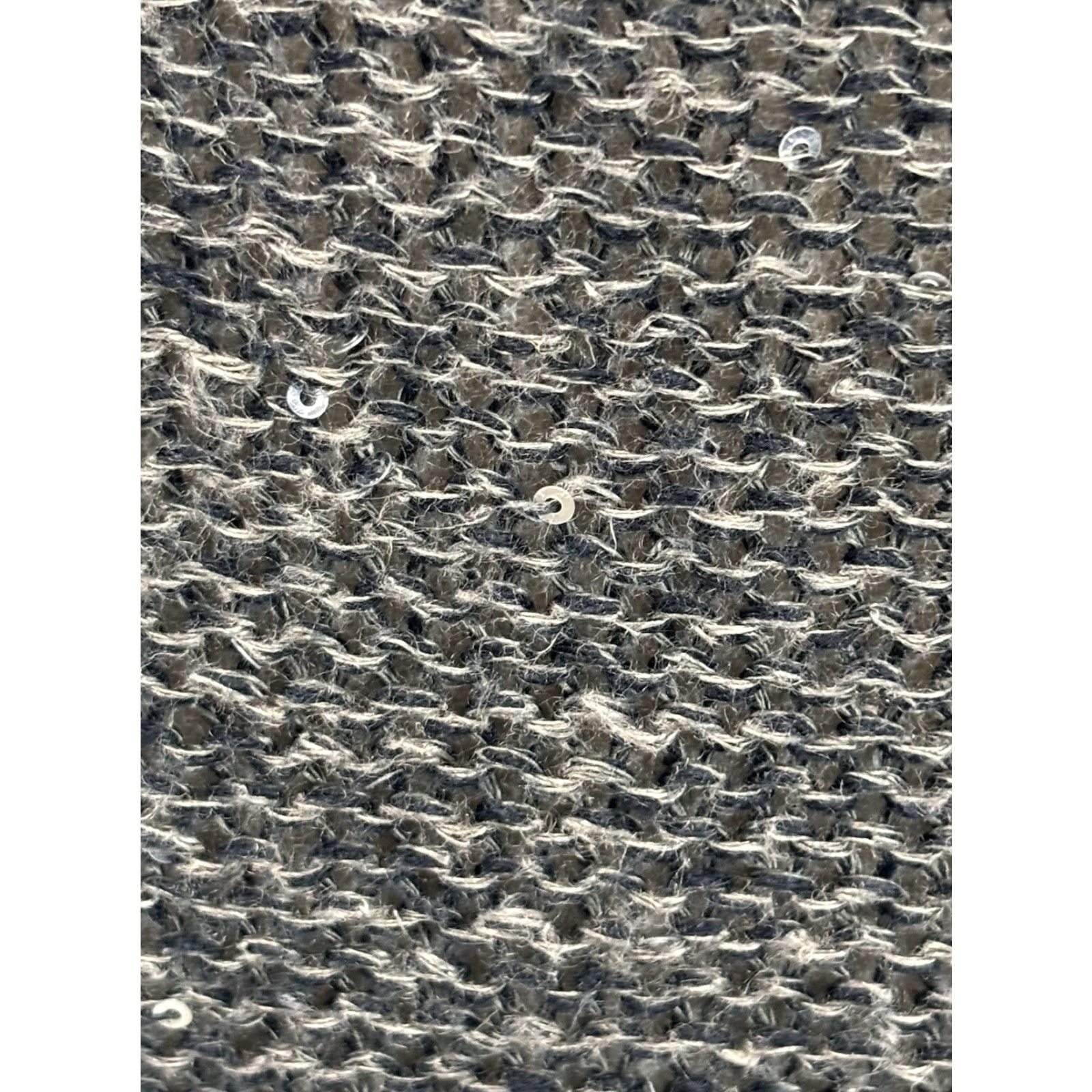 Eileen Fisher Eileen Fisher Sweater Women Petite Small Grey Linen Cotton Sequin V-Neck Pullover Size S / US 4 / IT 40 - 6 Thumbnail