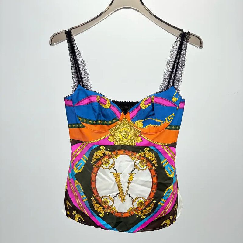 Versace Versace Colorful Women's T-Shirt 0089 Size S / US 4 / IT 40 - 1 Thumbnail