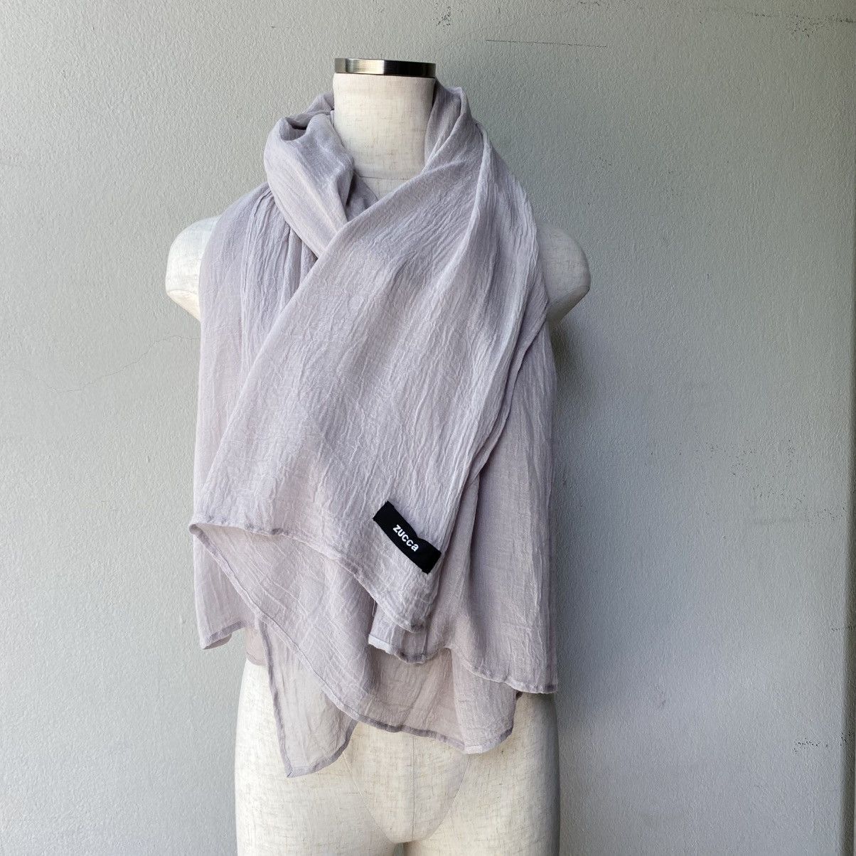 Zucca ZUCCA Light Beige Textured Scarf Size ONE SIZE - 10 Thumbnail