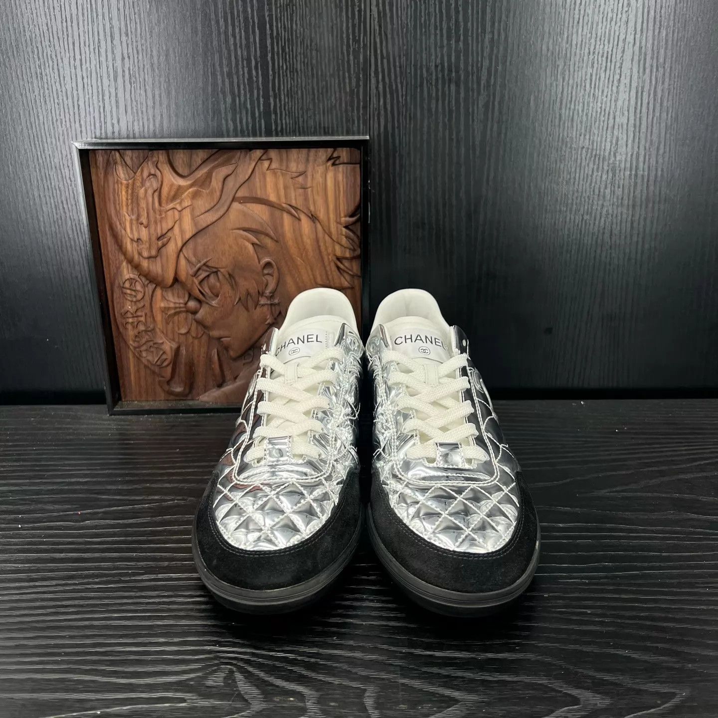 Chanel Chanel Coco Neige 25N Black Silver 40 99 New Size US 7 / EU 40 - 4 Thumbnail