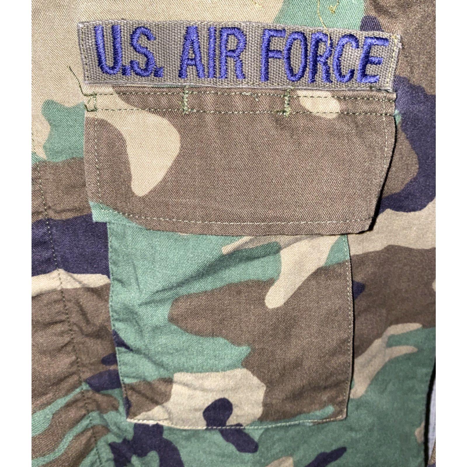 Vintage US Airforce Woodland Coat Long Sleeve Military Green/Brown Size M Mens Size US M / EU 48-50 / 2 - 3 Thumbnail