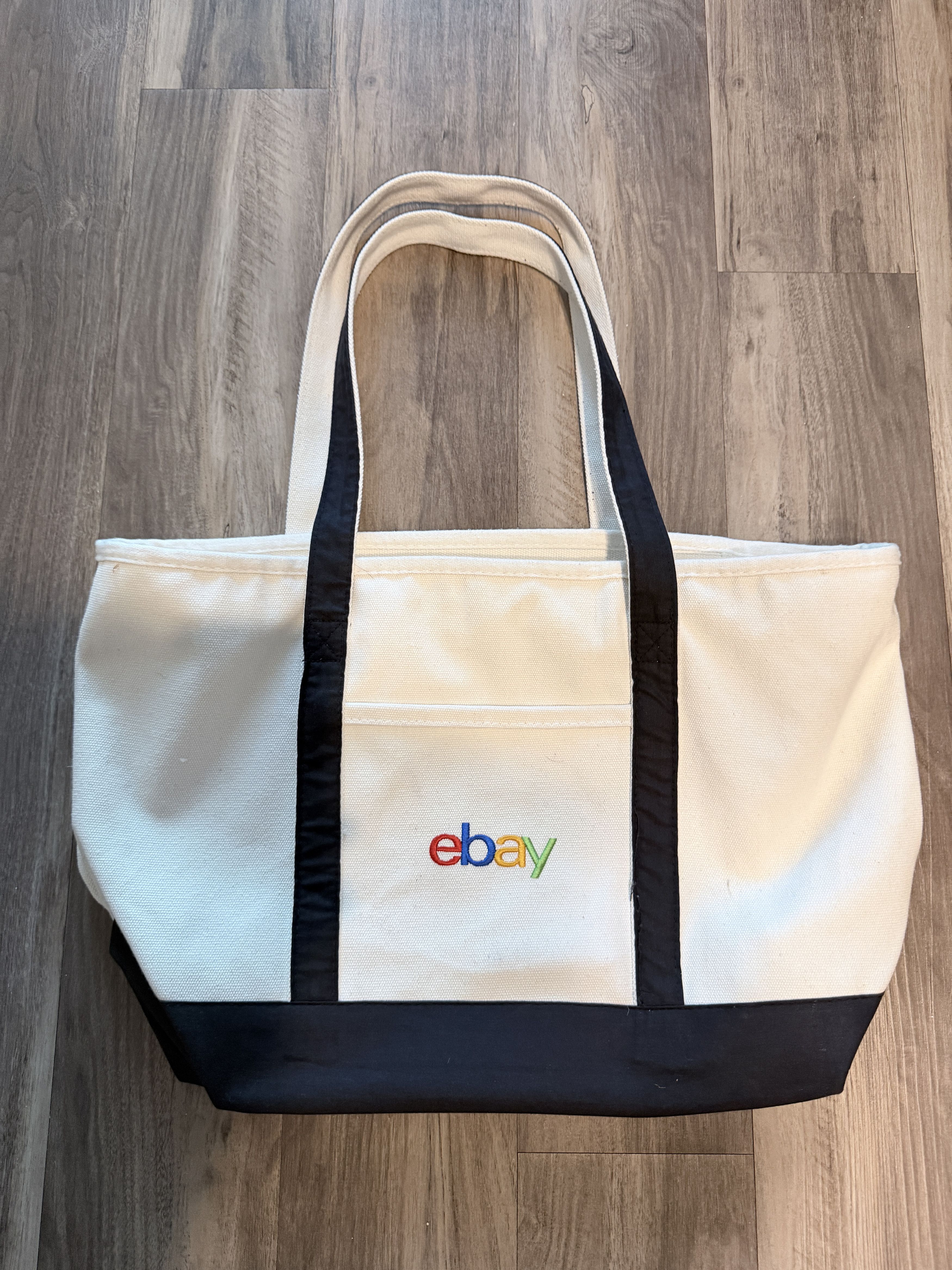 eBay eBay Large Zipper Tote Bag Size ONE SIZE - 1 Thumbnail