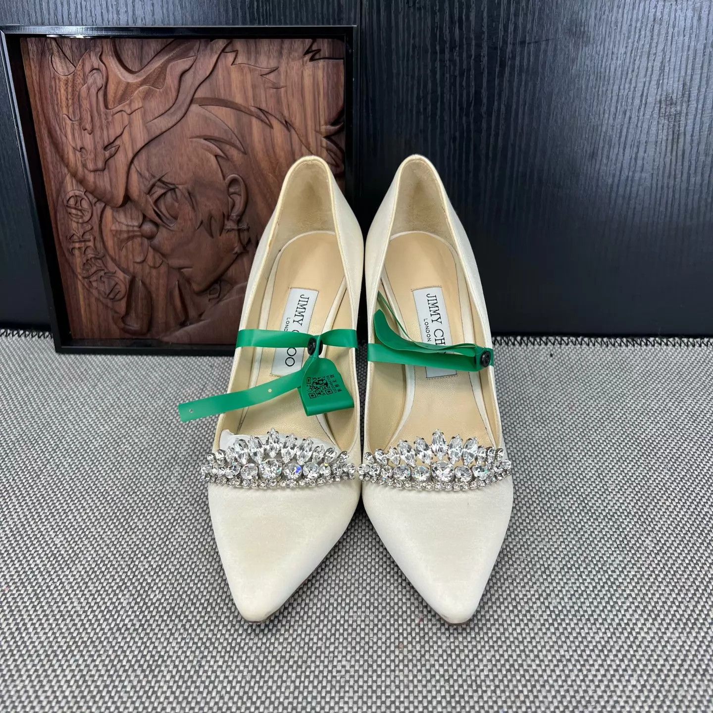 Jimmy Choo Jimmy Choo ROMY Crystal Tiara Worn 1x 38.5 Size US 8 / IT 38 - 4 Thumbnail