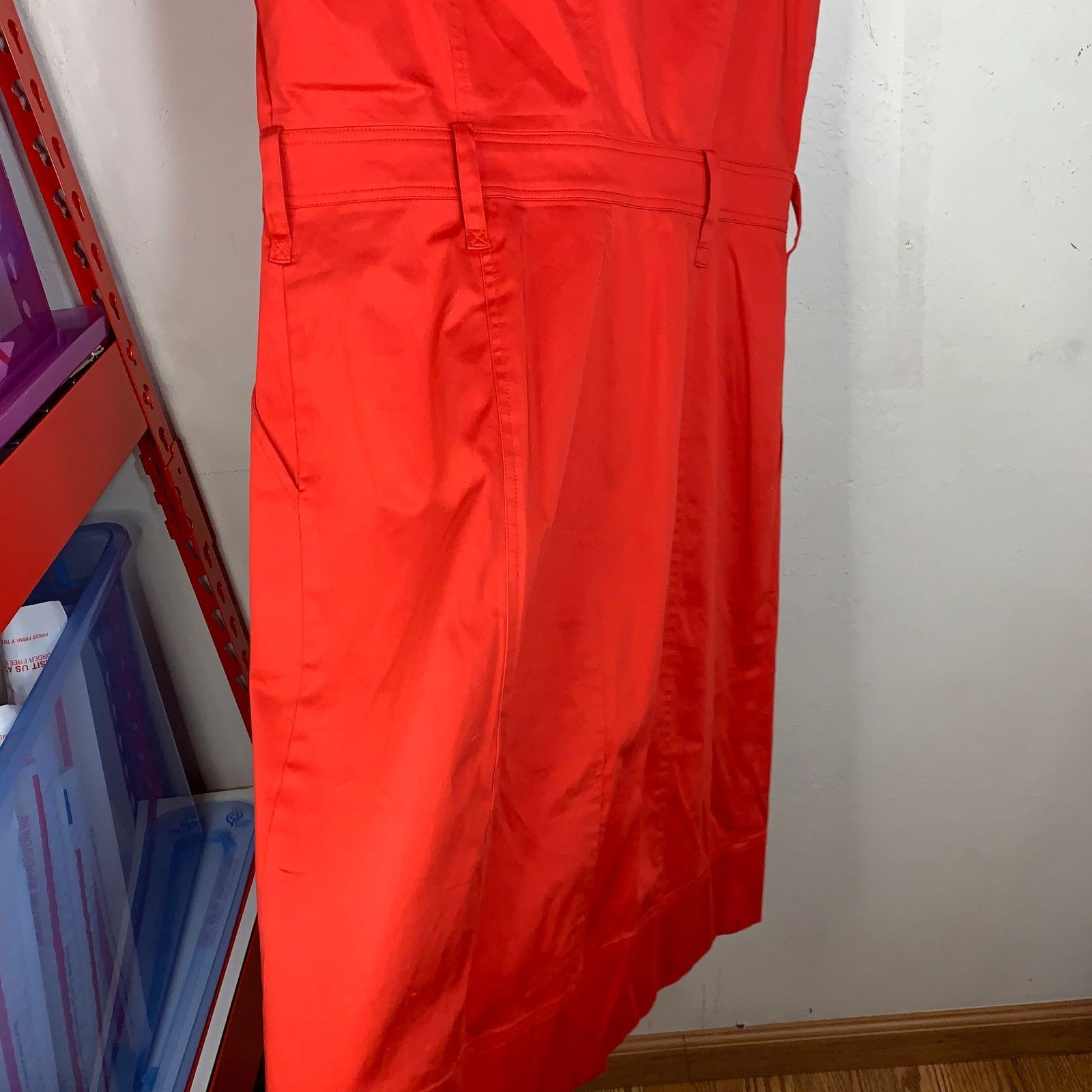 Other New York & Company Orange Sleeveless Zip Up Dress Size 2 Size XS / US 0-2 / IT 36-38 - 10 Thumbnail