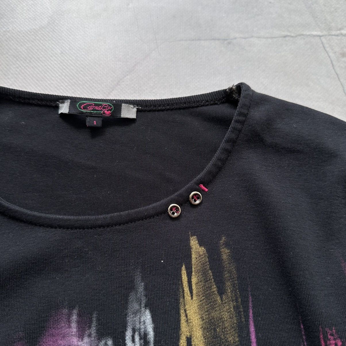 Hysteric Glamour × Undercover Y2K Painted Top Lace Long Sleeve Cop Copine Vibe Size S / US 4 / IT 40 - 8 Thumbnail