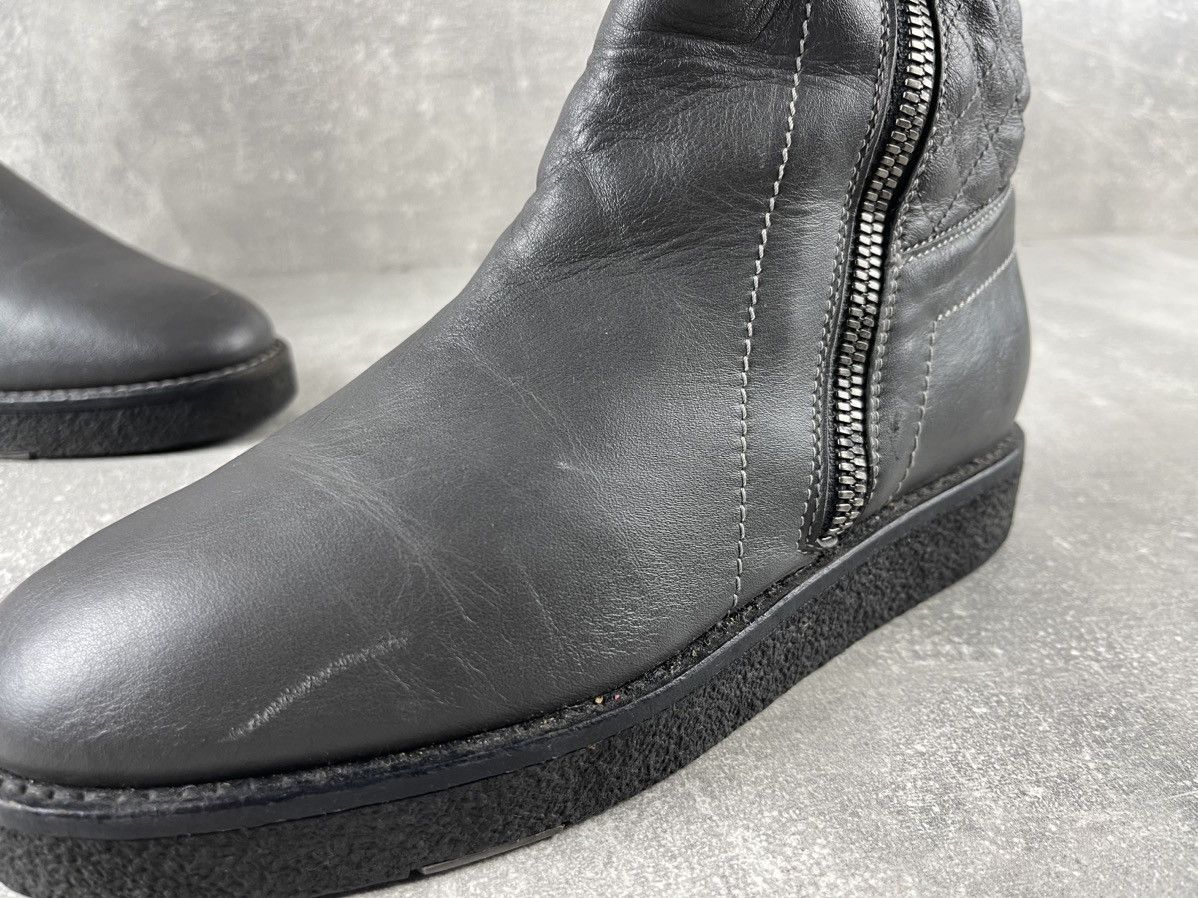 Dirk Bikkembergs Dirk Bikkembergs Leather Ankle Zip Boots Black Size US 7 / IT 37 - 7 Thumbnail