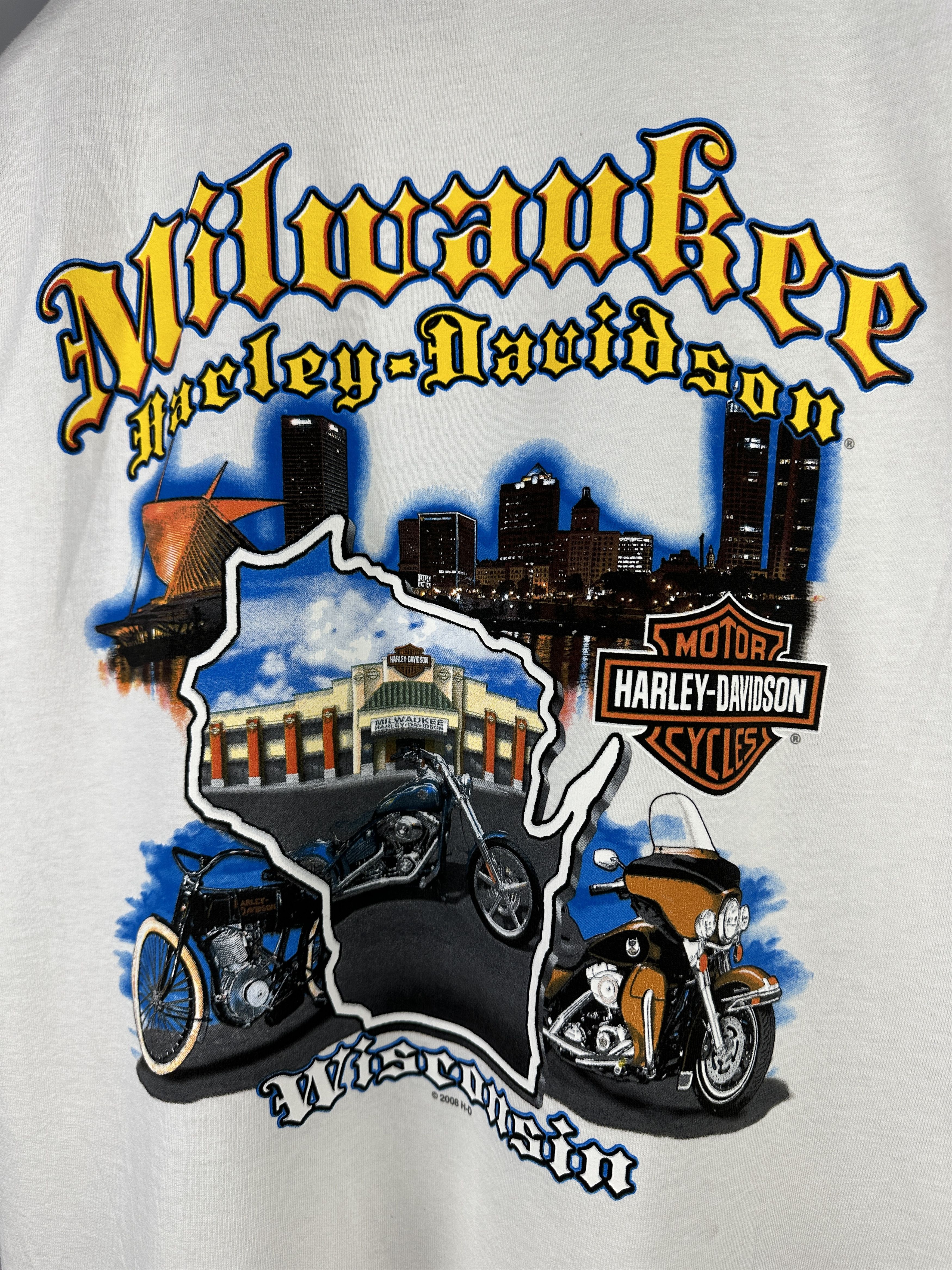 Harley Davidson × Vintage NEW Vtg 2006 Harley Davidson Big Logo Vest Top Size US L / EU 52-54 / 3 - 12 Thumbnail