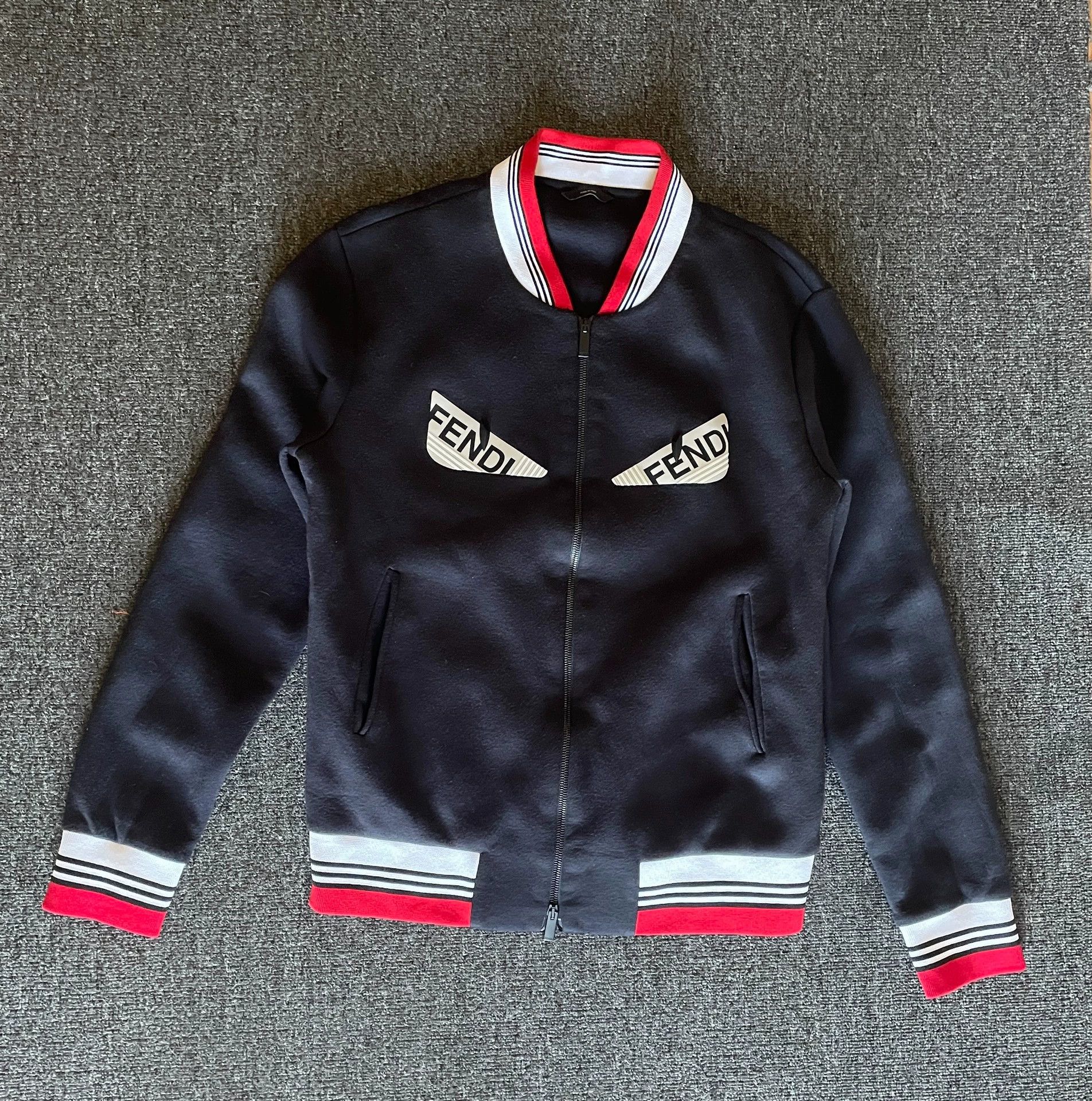 Fendi Fendi baseball jacket/jacket Size L / US 10 / IT 46 - 1 Thumbnail
