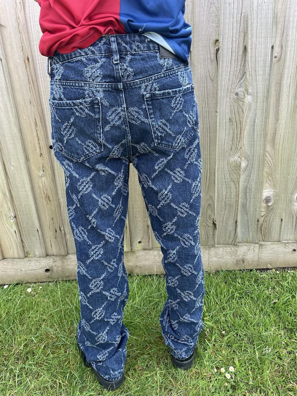 Daily Paper Daily Paper Monogram Jeans W34 L30 Size 34" / US 12 / IT 48 - 4 Thumbnail