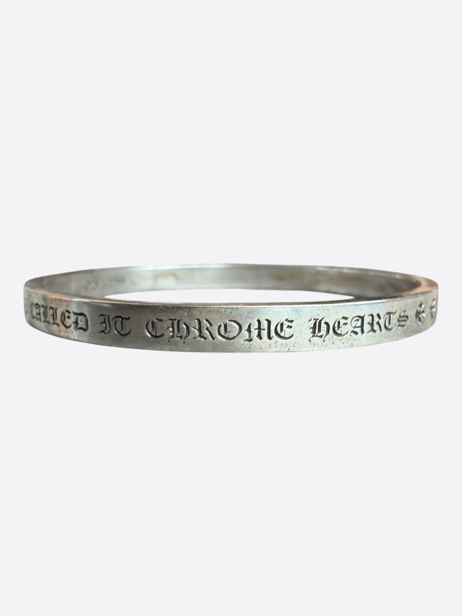 Chrome Hearts Chrome Hearts Silver Spacer Bangle Bracelet Size ONE SIZE - 1 Thumbnail