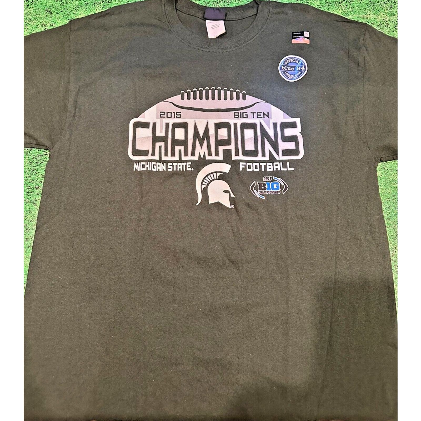 Other MSU SPARTANS 2015 BIG 10 CHAMP FOOTBALL T SHIRT SIZE L NEW Size US L / EU 52-54 / 3 - 2 Thumbnail