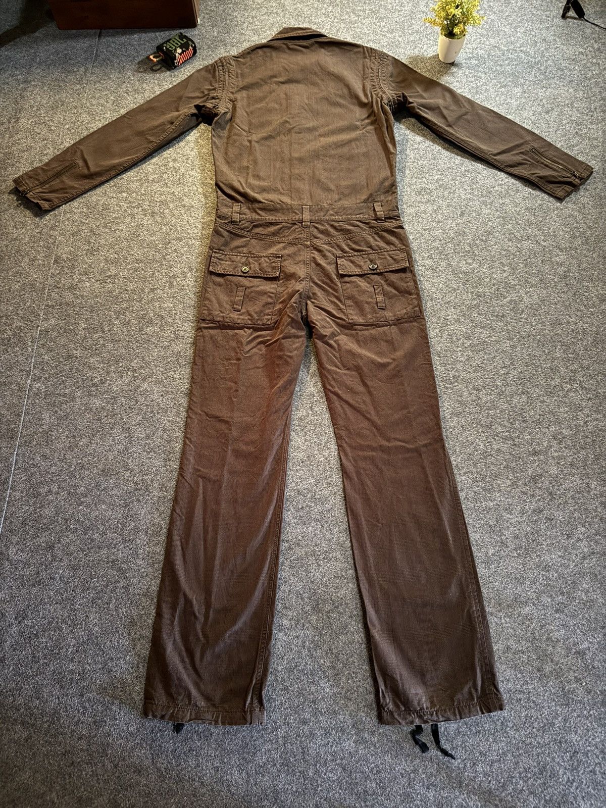 PPFM PPFM Checkered Brown Coverall Jacket Size US M / EU 48-50 / 2 - 7 Thumbnail