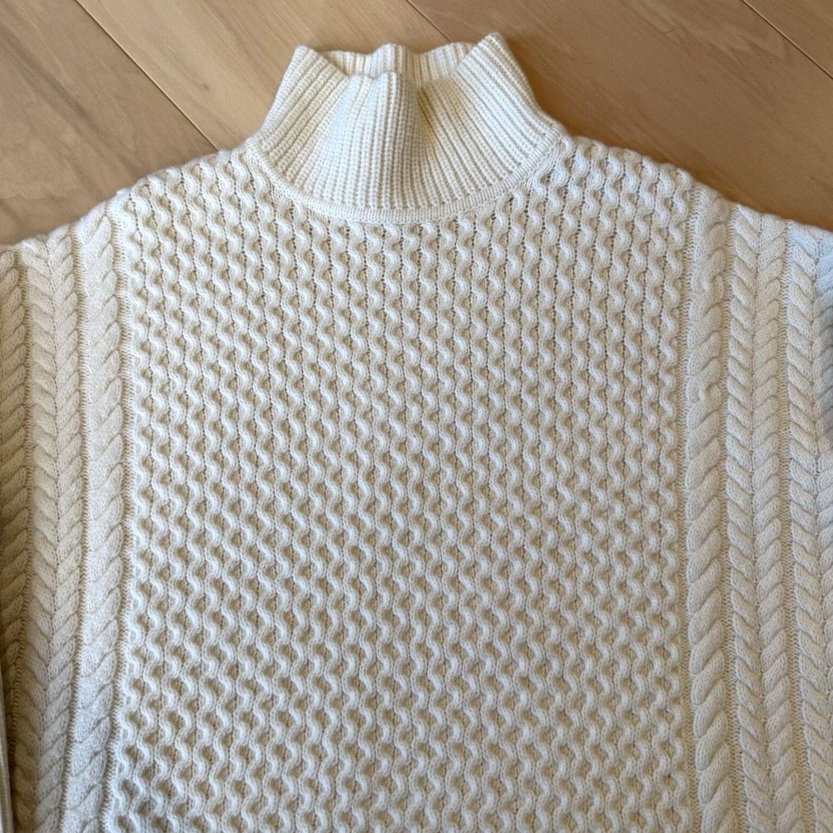 AYR AYR Sweater Women's S Ivory Wool Glam Boho Party Outdoors Size S / US 4 / IT 40 - 3 Thumbnail