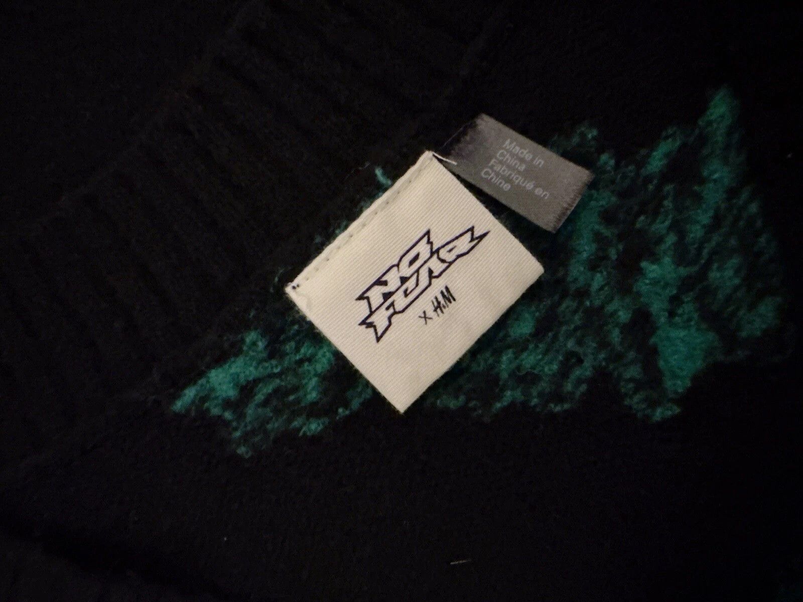 No Fear H&M - 'OVERSIZED SWEATER VEST' - Repeat Logo - Sz M Size US M / EU 48-50 / 2 - 6 Thumbnail