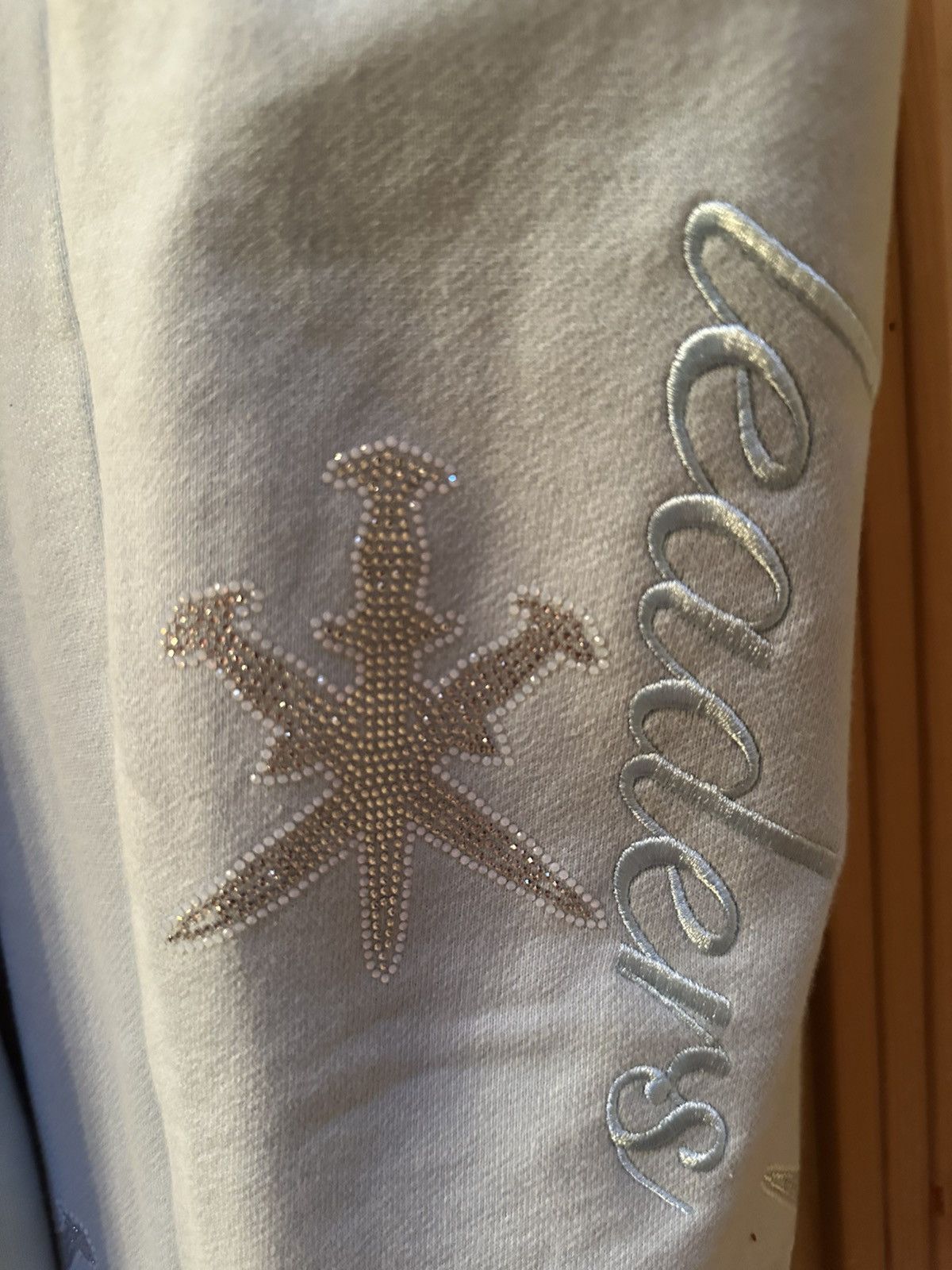Unknown London Unknown London Blue Dagger Rhinestone Sweatpants Size US 29 - 8 Thumbnail