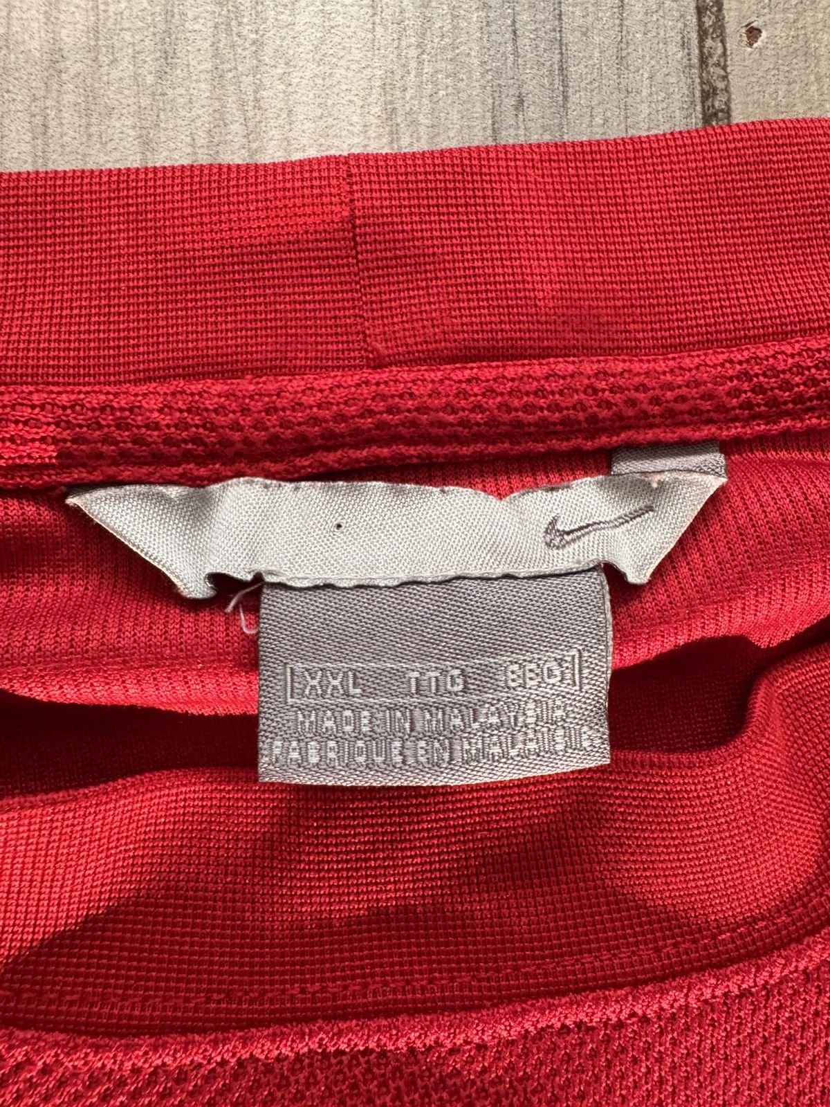 Nike Y2K Nike red long sleeve jersey Size US XXL / EU 58 / 5 - 2 Thumbnail