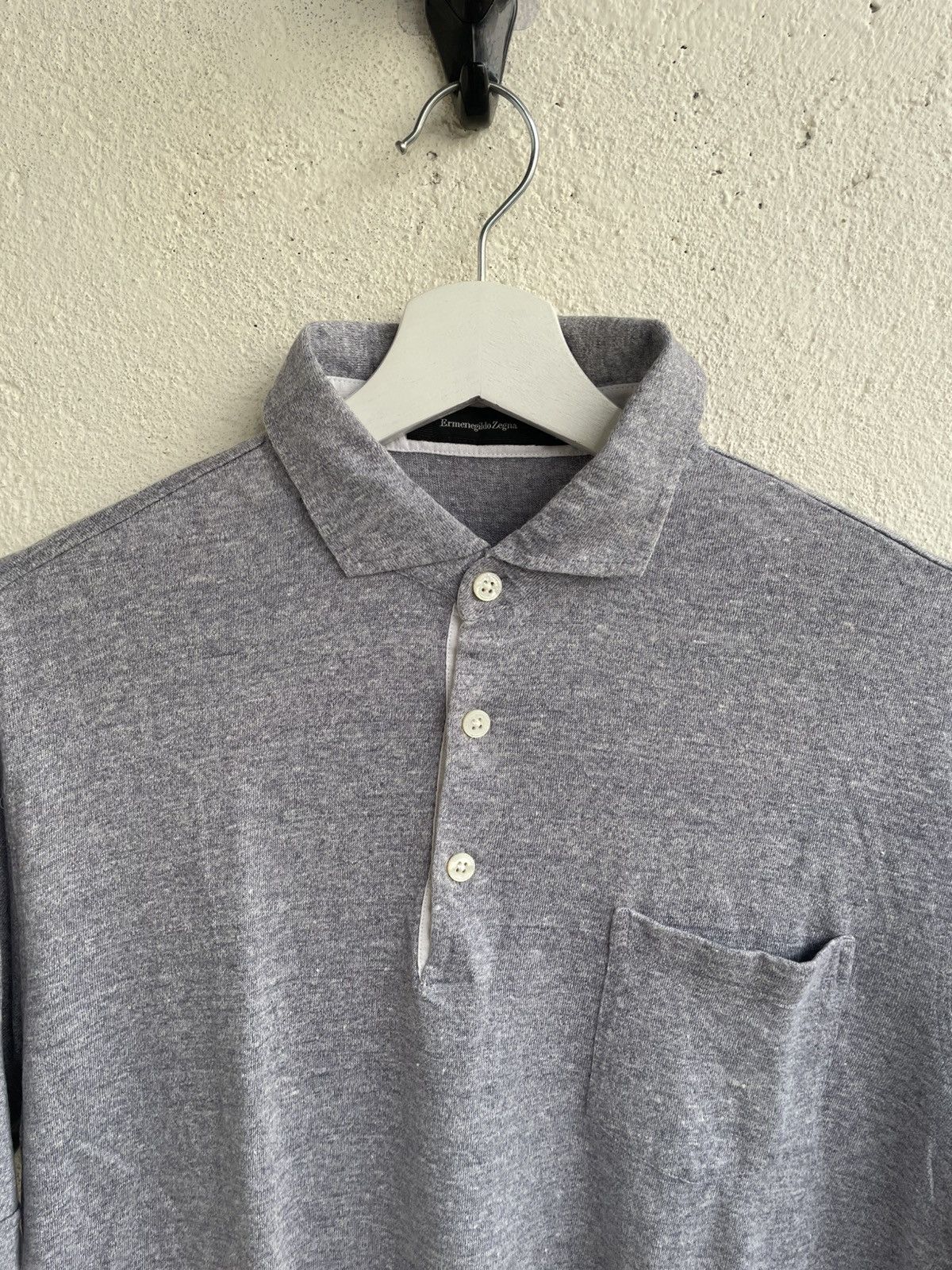 Ermenegildo Zegna 2000s Zegna Vintage Polo Shirt Y2K Ifsix Hysteric YSL Japan Size US M / EU 48-50 / 2 - 2 Thumbnail