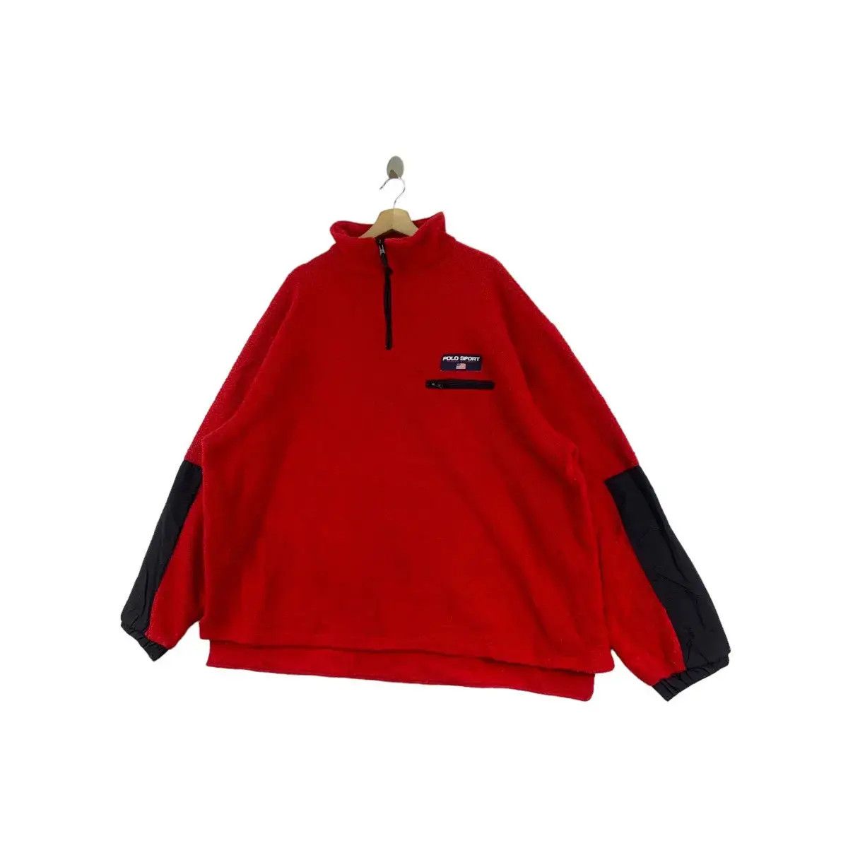 Polo Ralph Lauren Vintage POLO SPORT RALPH LAUREN Made In USA Fleece Size US XXL / EU 58 / 5 - 5 Thumbnail