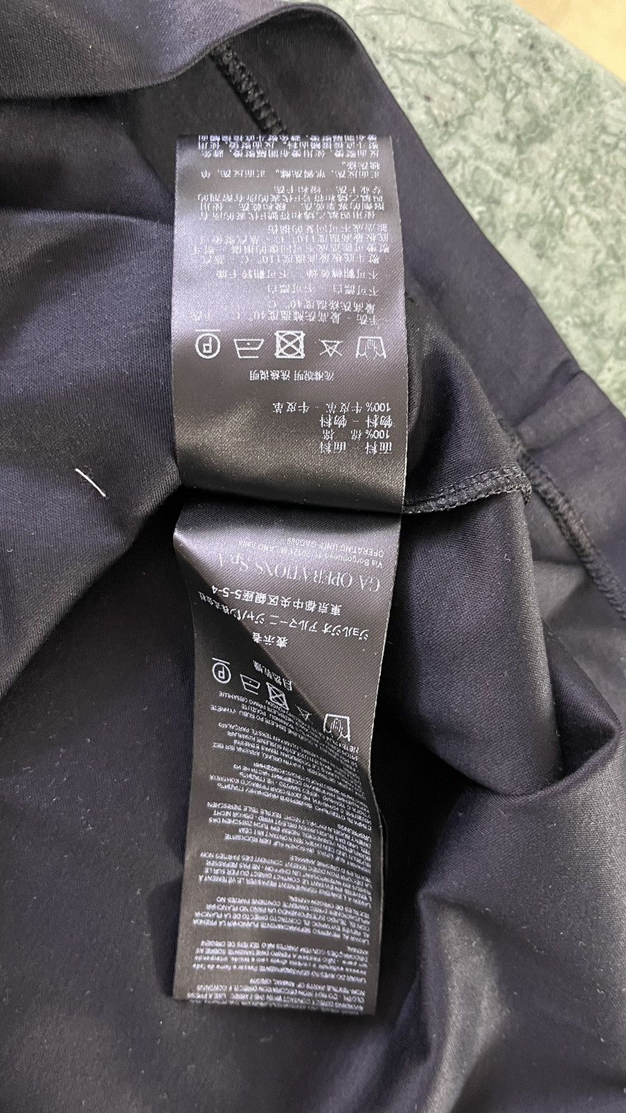 Giorgio Armani Giorgio Armani logo tshirt leather GA patch Size US M / EU 48-50 / 2 - 7 Thumbnail