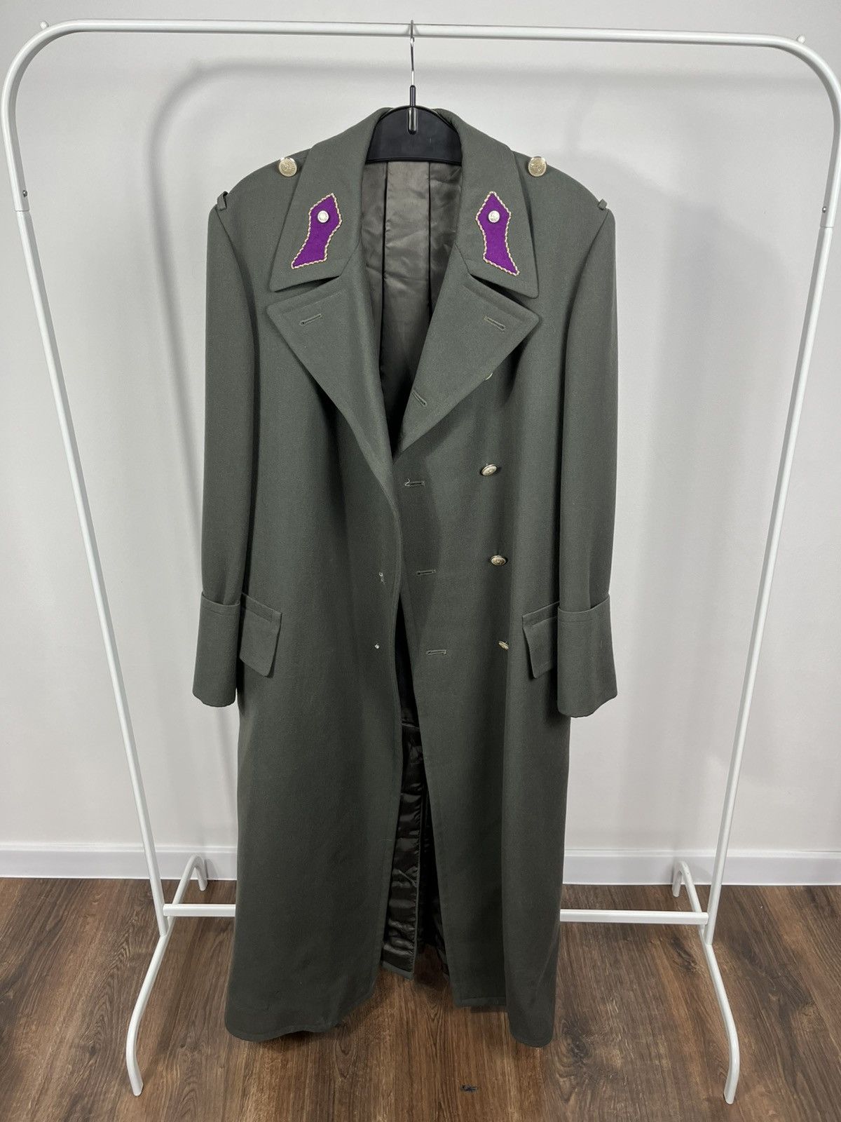 Other Vintage West Germany Bundeswehr Heavy Officer Military Coat Size US XXL / EU 58 / 5 - 1 Thumbnail