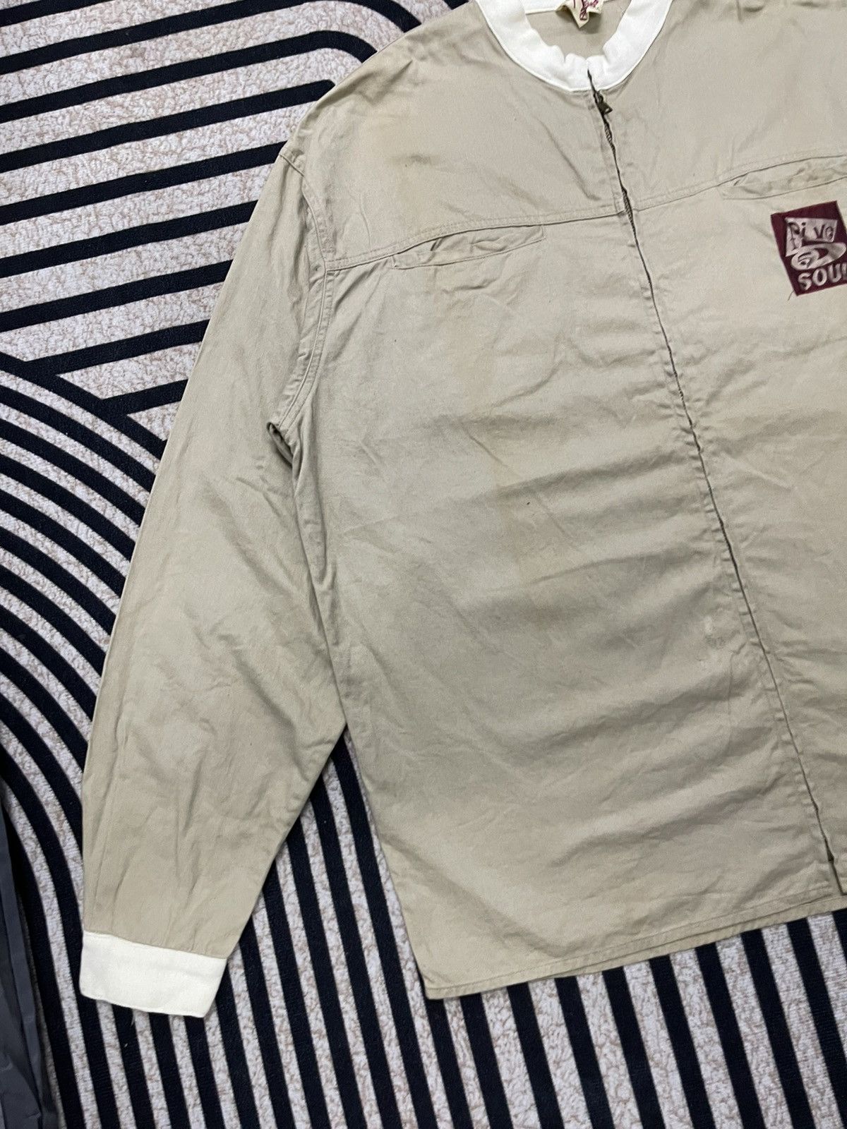 Triple 5 Soul × Vintage 90s TRIPLE 5 SOUL WORKER LIGHT JACKET RARE DESIGN Size US XXL / EU 58 / 5 - 4 Thumbnail