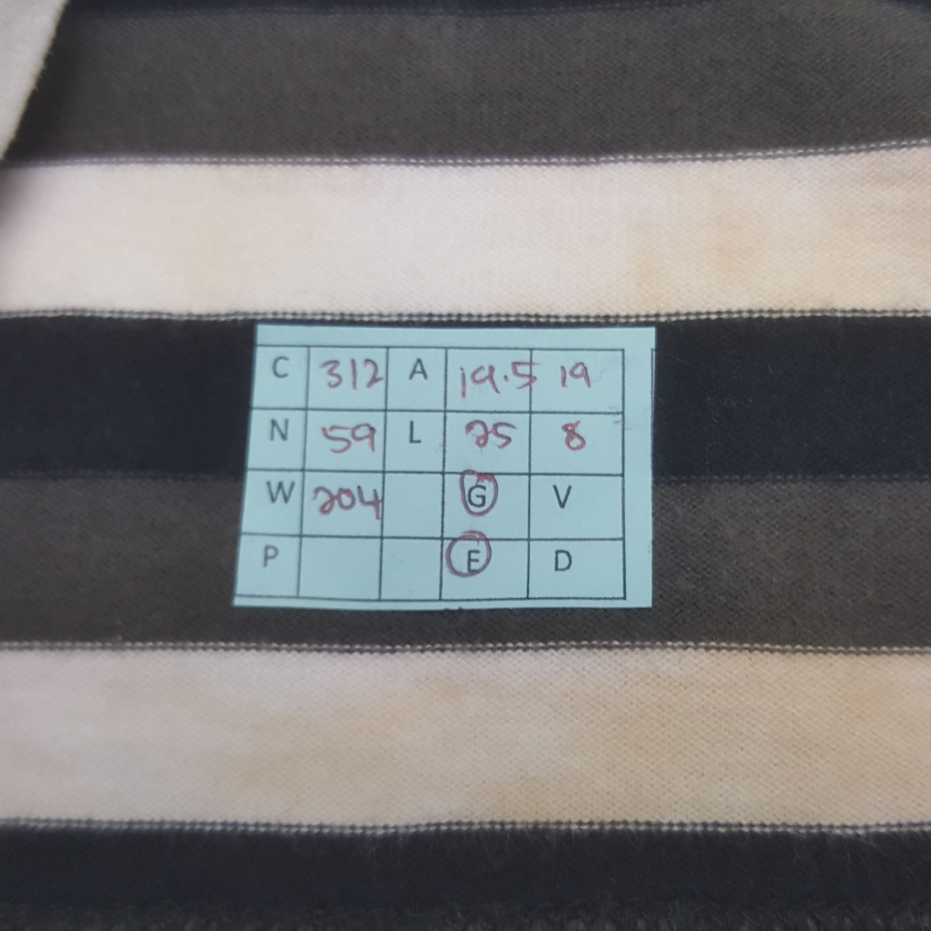 Comme des Garcons Homme Vintage Comme des Garçons Homme Striped Polos Shirt Size US XS / EU 42 / 0 - 4 Thumbnail