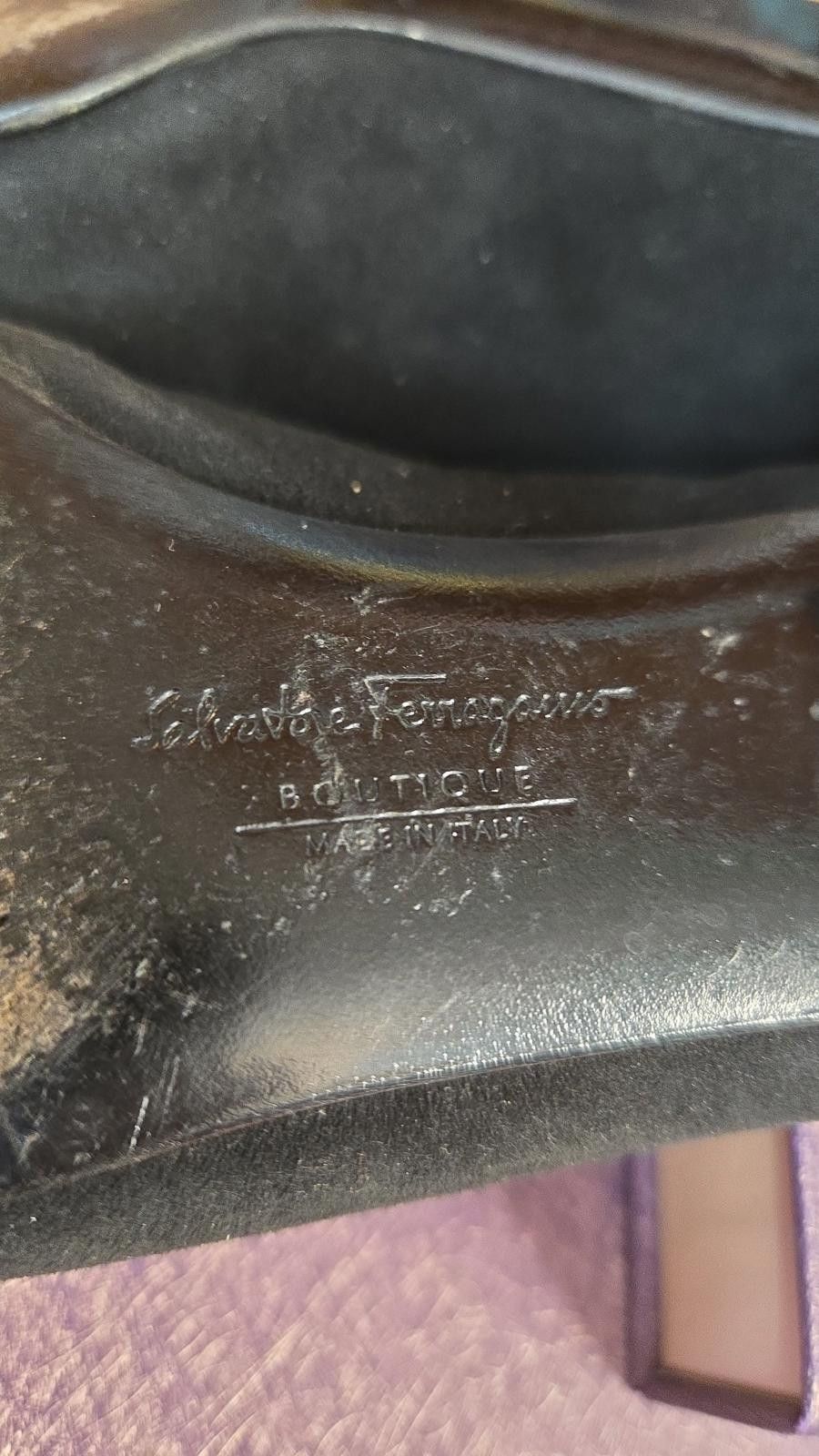 Salvatore Ferragamo Salvatore Ferragamo Vintage Suede Crest Loafers (US 6.5) Size US 4.5 / IT 34.5 - 3 Thumbnail