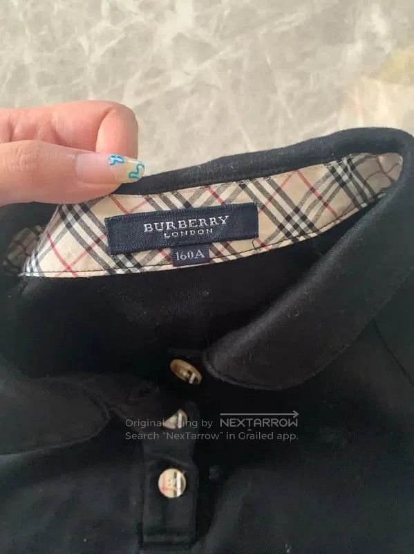 Burberry Burberry Black Cotton Short Sleeve T-Shirt. Size S / US 4 / IT 40 - 4 Thumbnail