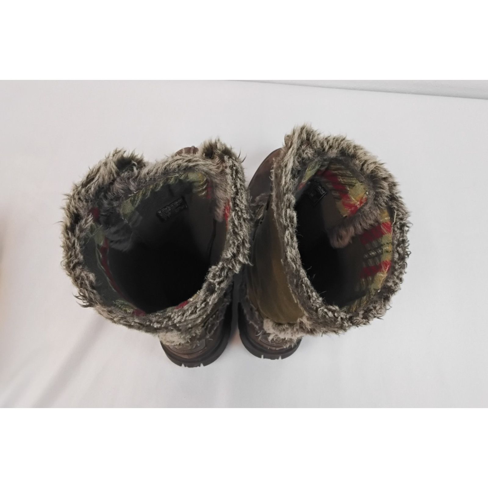 SKECHERS Sketchers Frolic Winter Boots Women's 8 Green/Brown Chunky Size US 8 / IT 38 - 12 Thumbnail