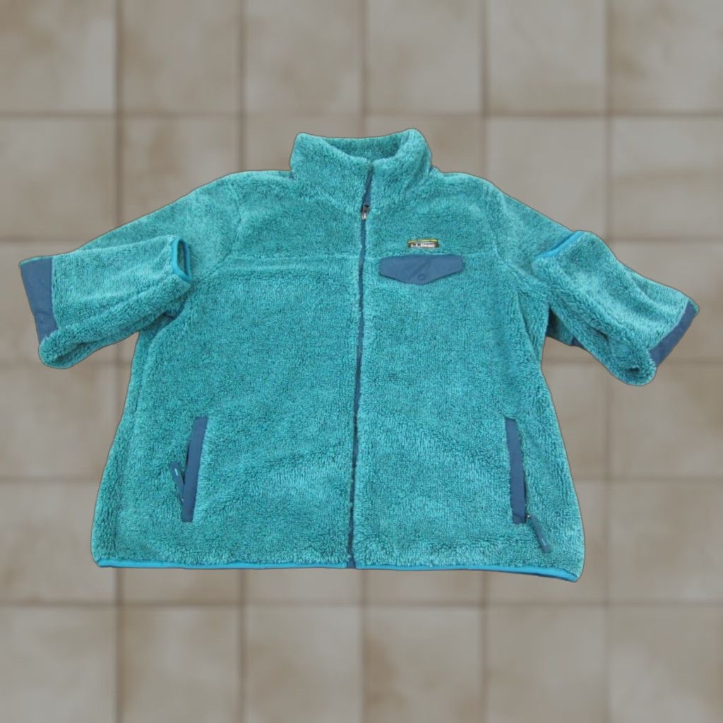 Vintage L.L. Bean Jacket Women XL Blue Fleece Full Zip Pockets Classic Outdoor Womens Size XL / US 12-14 / IT 48-50 - 1 Thumbnail