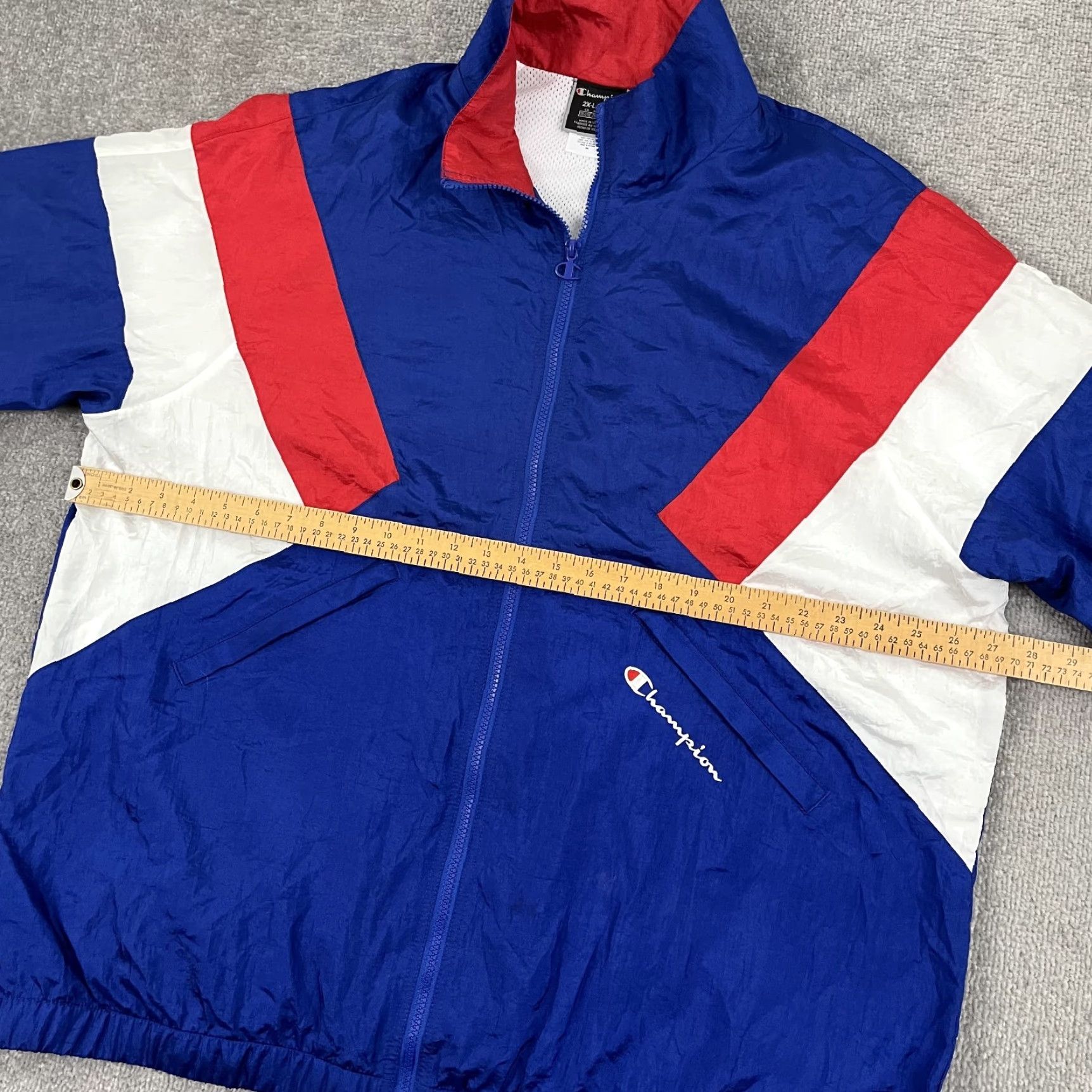Champion VINTAGE Champion Track Jacket Mens 2XL Black Jacket Regular Fit Sports Outdoor Men 2XL Mens Size US XXL / EU 58 / 5 - 7 Thumbnail