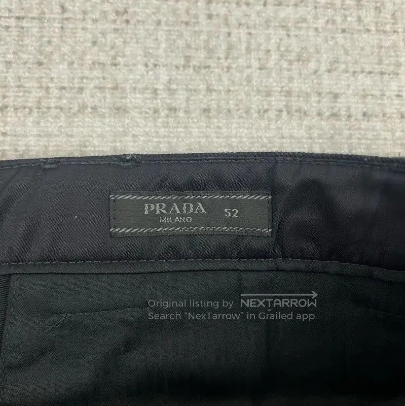 Prada Prada Black Cotton Logo Casual Pants for Men. Size US 42 / EU 58 - 4 Thumbnail