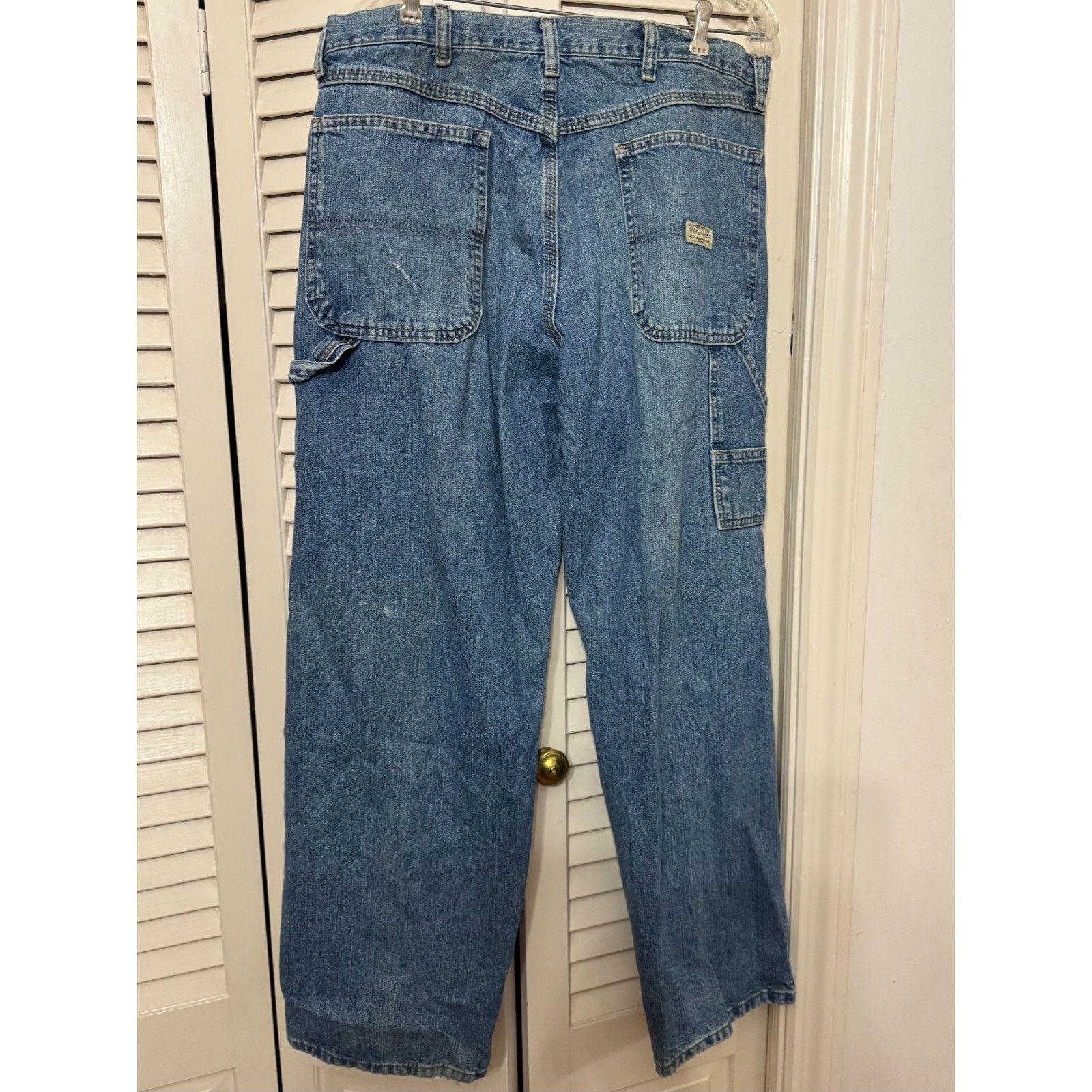Wrangler Wrangler 34 x 30 Carpenter Men's Denim Jeans Pants Size US 34 / EU 50 - 4 Thumbnail
