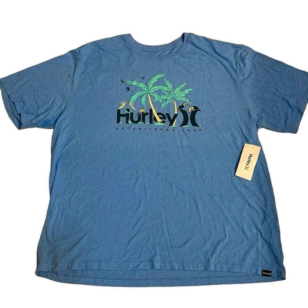 Hurley HURLEY MENS EVERYDAY WASHED JUNGLE SHORT SLEEVE T SHIRT 2XL Size US XXL / EU 58 / 5 - 2 Thumbnail
