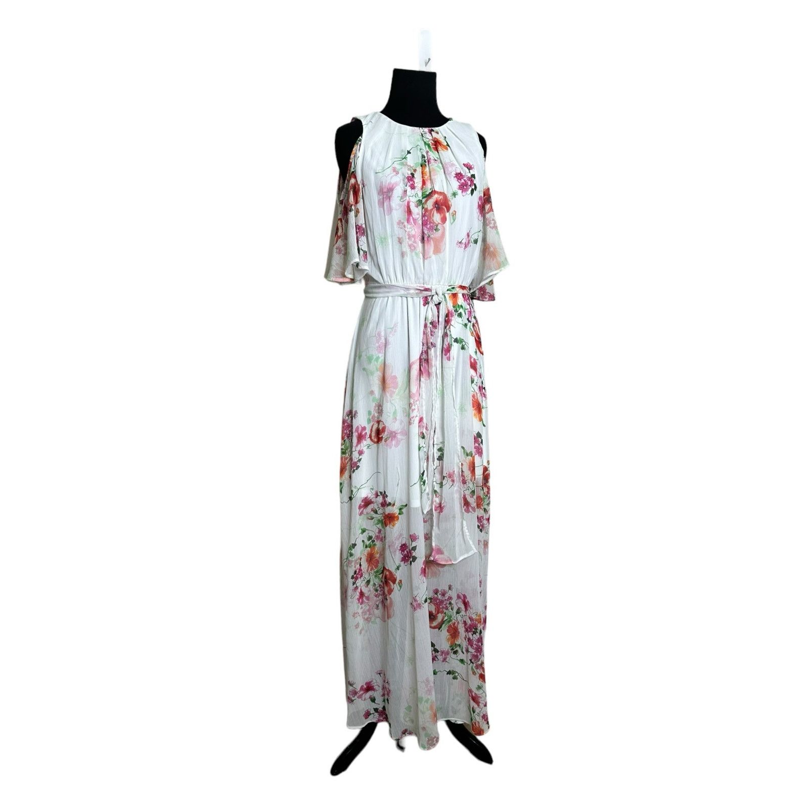 Calvin Klein Calvin Klein floral print cold shoulder maxi dress size 4 Size S / US 4 / IT 40 - 14 Thumbnail