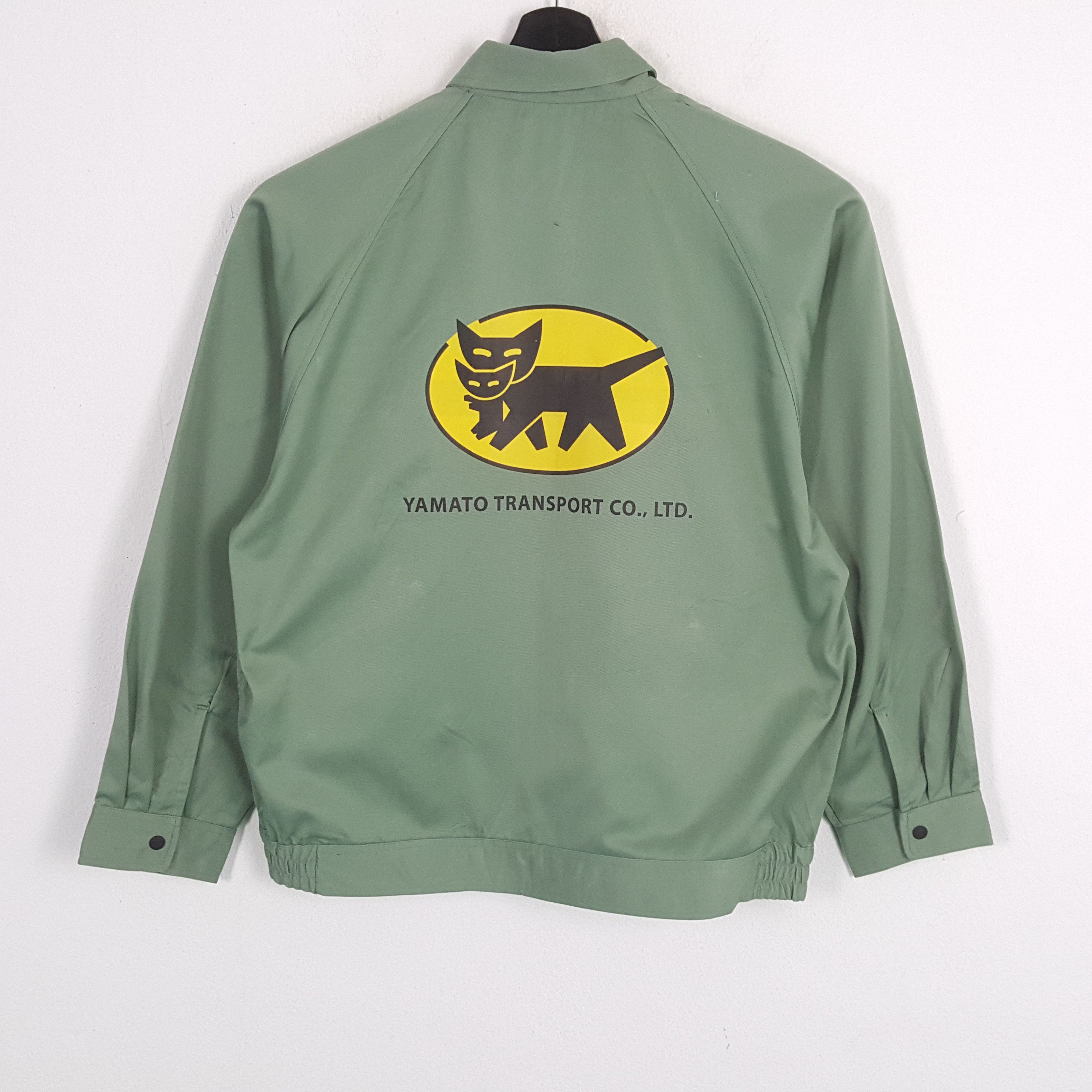 Japanese Brand × Vintage YAMATO TRANSPORT Japanese Workwear Custom Art Jacket Size US L / EU 52-54 / 3 - 1 Thumbnail